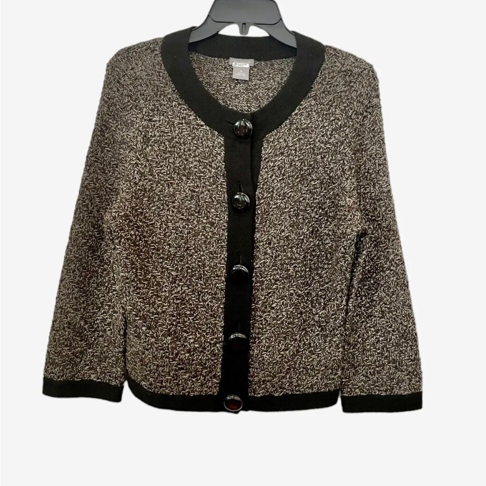 Ann Taylor Sweater Womens Size Medium Cardigan 100% Merino Wool
